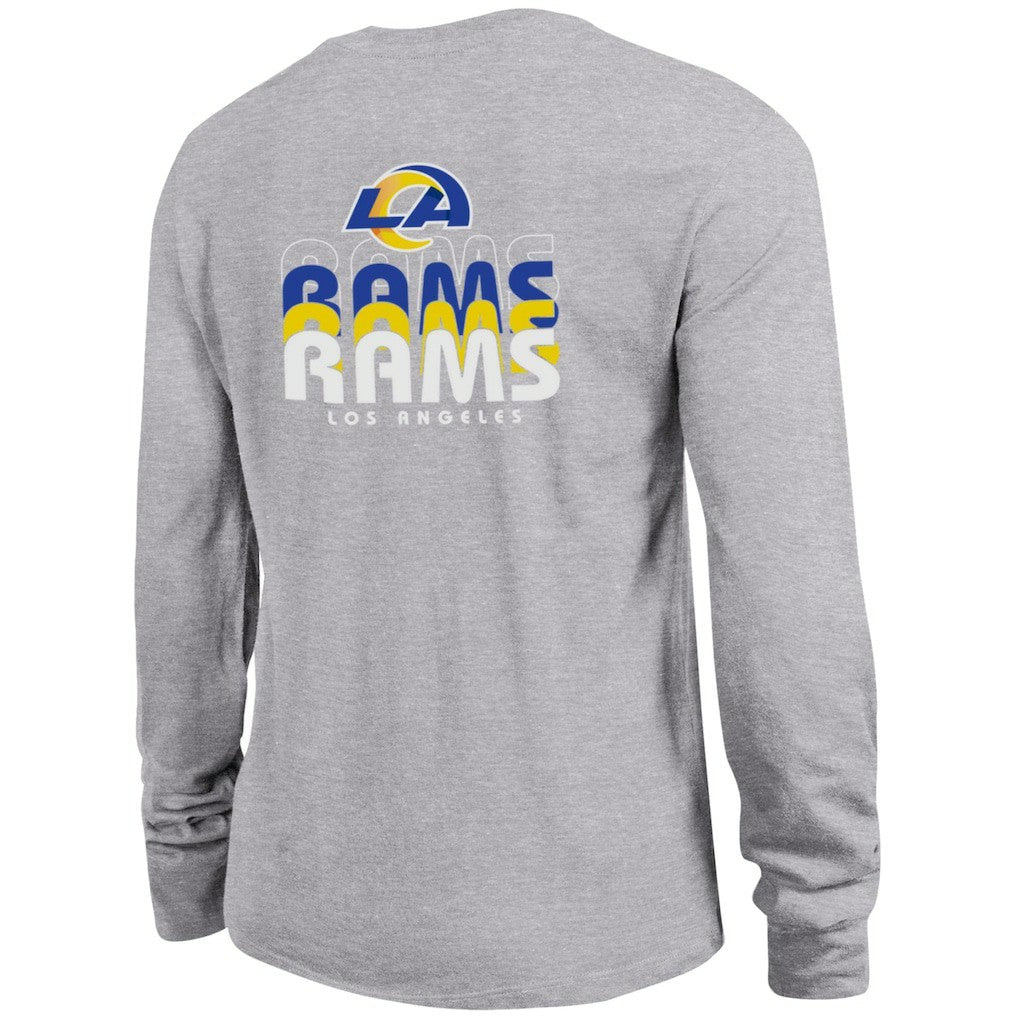 Los Angeles Rams Champion Women's Core Long-Sleeve T-Shirt - Heather Gray outlet