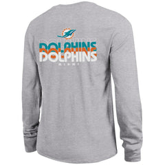 Miami Dolphins Champion Women's Core Long-Sleeve T-Shirt - Heather Gray cheap