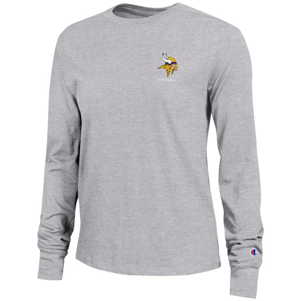 Minnesota Vikings Champion Women's Core Long-Sleeve T-Shirt - Heather Gray online