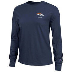 Denver Broncos Champion Women's Core Long-Sleeve T-Shirt - Navy discount