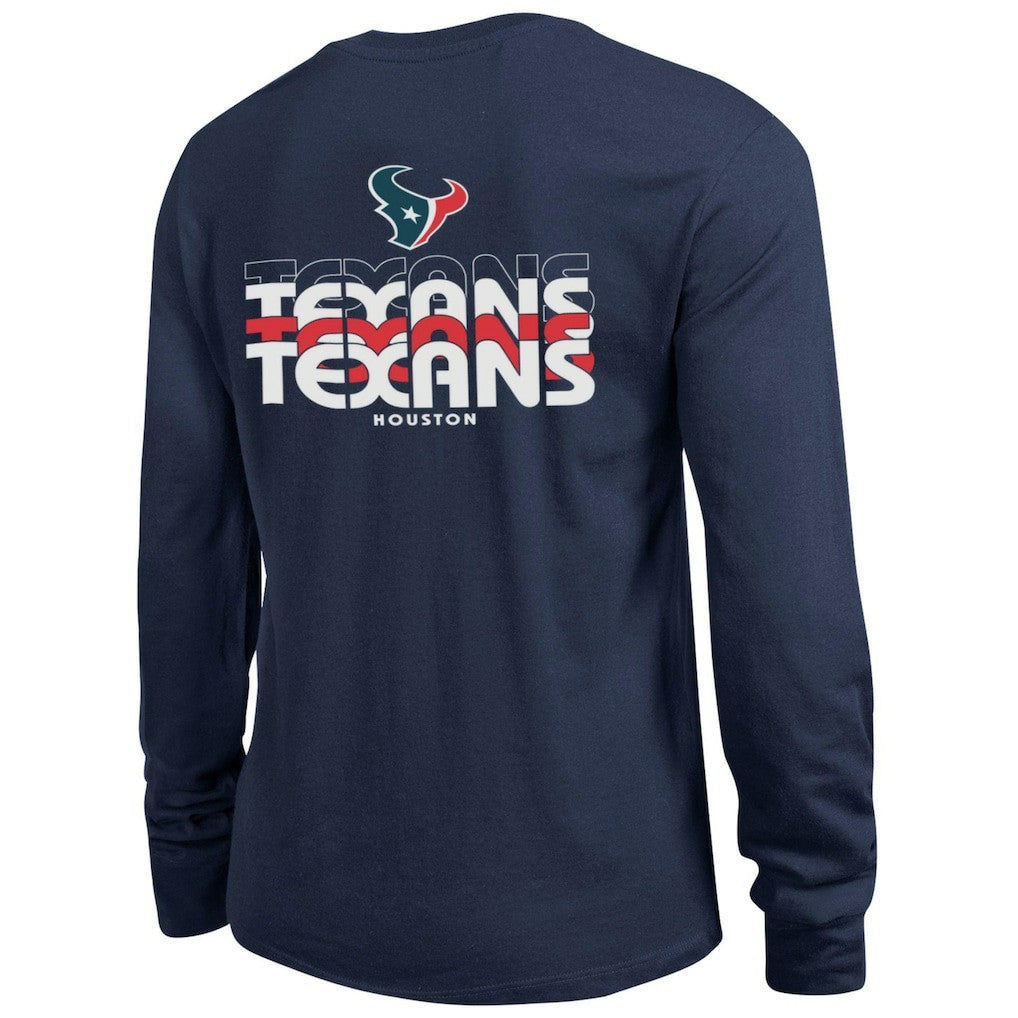 Houston Texans Champion Women's Core Long-Sleeve T-Shirt - Navy cheap
