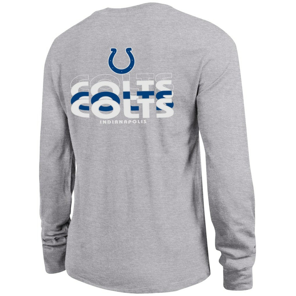 Indianapolis Colts Champion Women's Core Long-Sleeve T-Shirt - Heather Gray on sale