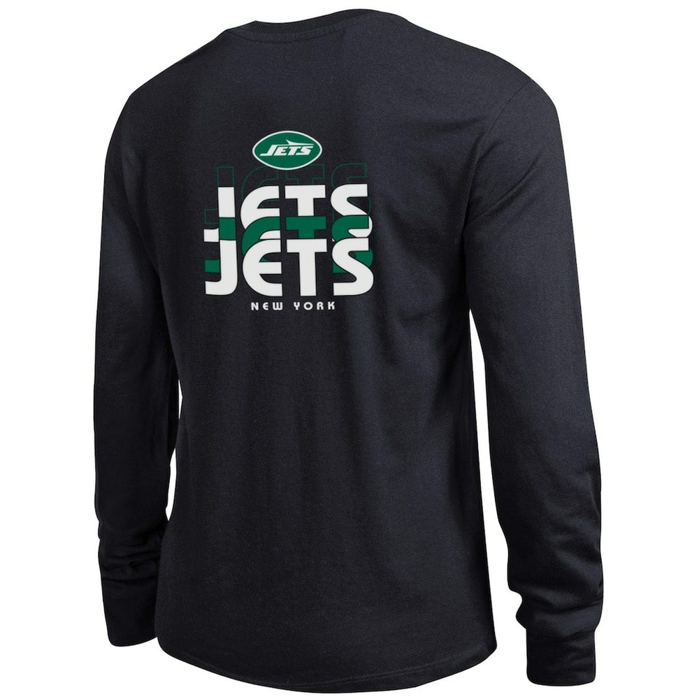 New York Jets Champion Women's Core Long-Sleeve T-Shirt - Black discount