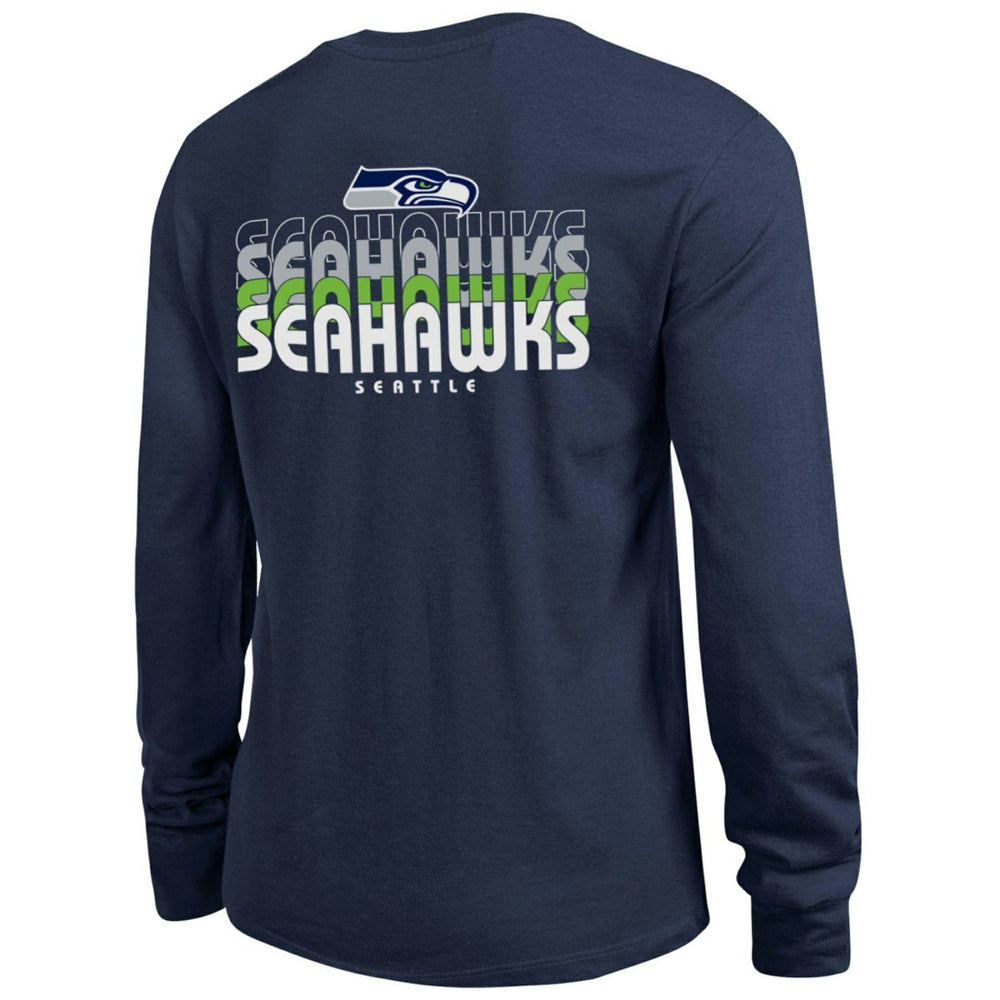 Seattle Seahawks Champion Women's Core Long-Sleeve T-Shirt - College Navy outlet