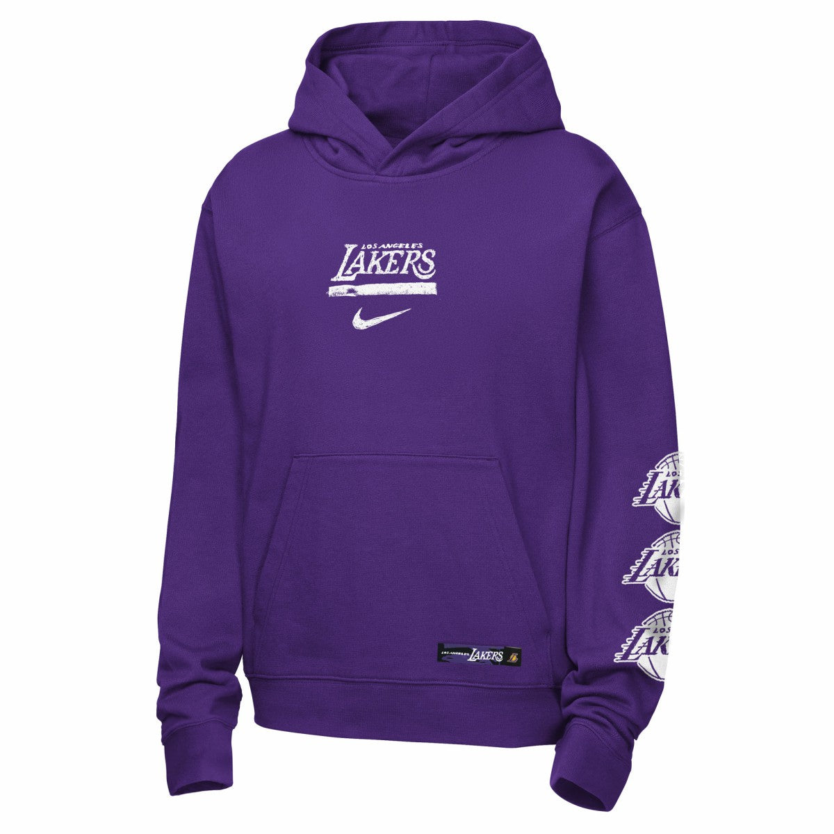Los Angeles Lakers Youth Courtside Club Premiere Hoodie - Purple cheap