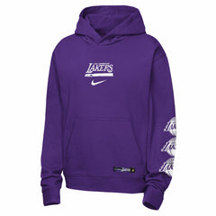 Los Angeles Lakers Youth Courtside Club Premiere Hoodie - Purple cheap