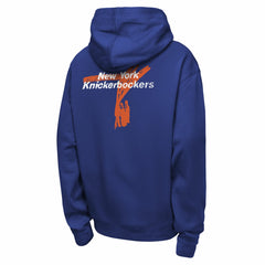 New York Knicks Youth Courtside Club Premiere Hoodie - Blue shop