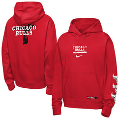 Chicago Bulls Youth Courtside Club Premiere Hoodie - Red sale