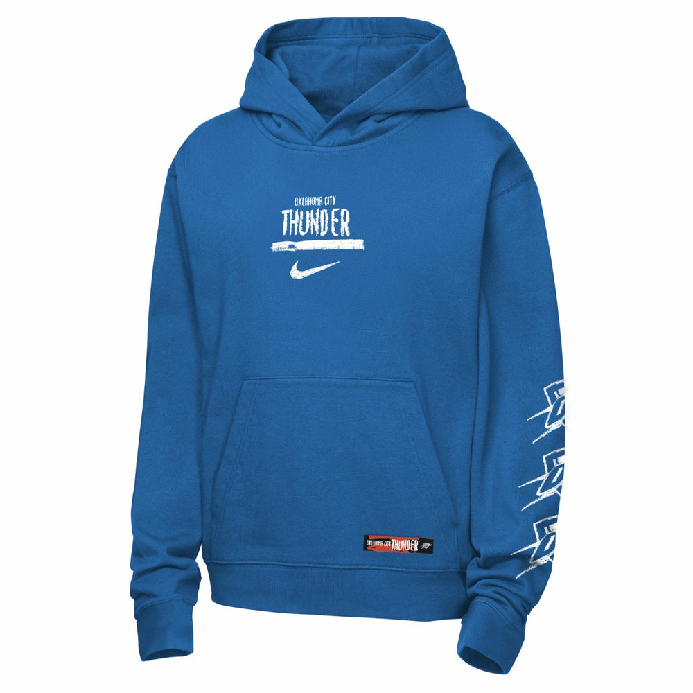 Oklahoma City Thunder Youth Courtside Club Premiere Hoodie - Blue discount