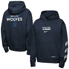 Minnesota Timberwolves Youth Courtside Club Premiere Hoodie - Navy cheap