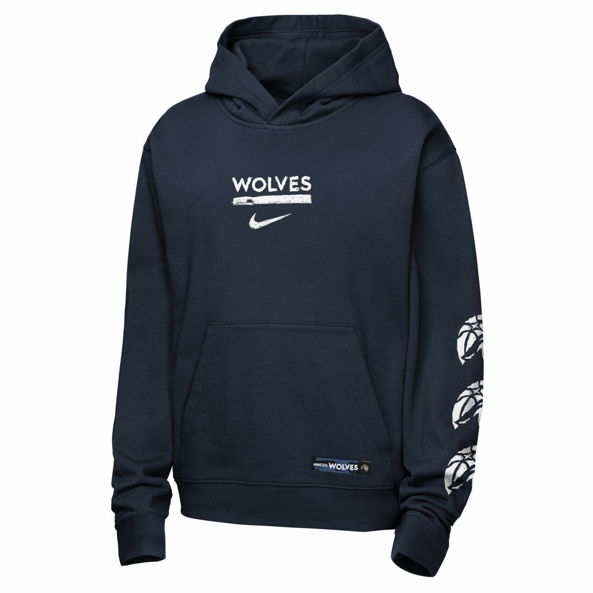 Minnesota Timberwolves Youth Courtside Club Premiere Hoodie - Navy cheap