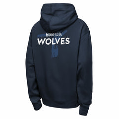 Minnesota Timberwolves Youth Courtside Club Premiere Hoodie - Navy cheap