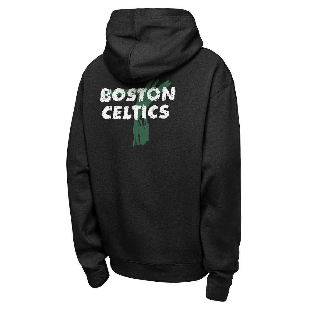 Boston Celtics Youth Courtside Club Premiere Hoodie - Black sale