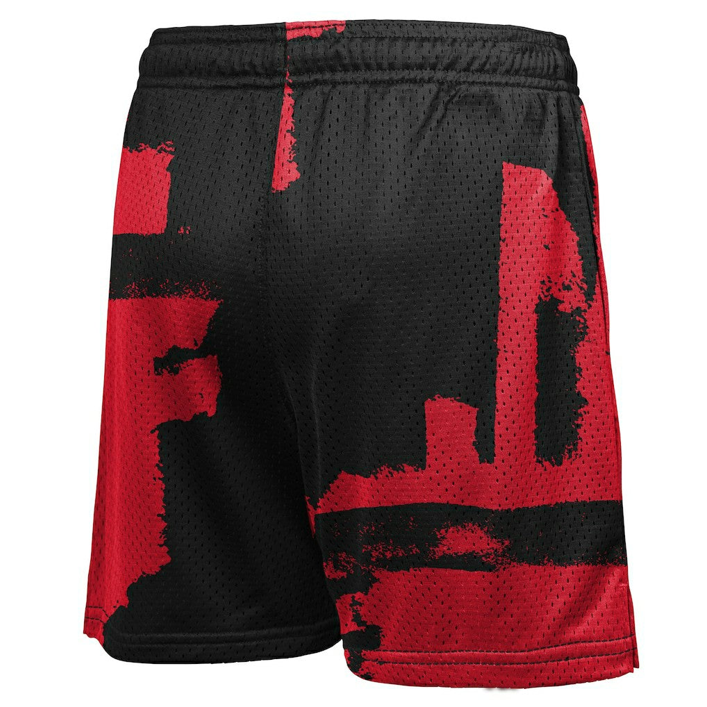 Chicago Bulls Youth Courtside Pro Shot Dri-FIT Mesh Practice Shorts - Black/Red shop