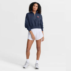 Minnesota Twins Women's Primetime Phoenix Fleece Half-Zip Sweatshirt Navy