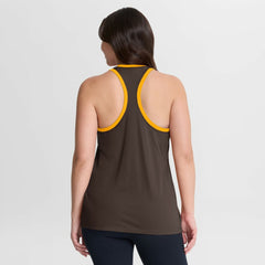 San Diego Padres Women's Tri-Blend Dri-FIT Racerback Tank Top Brown