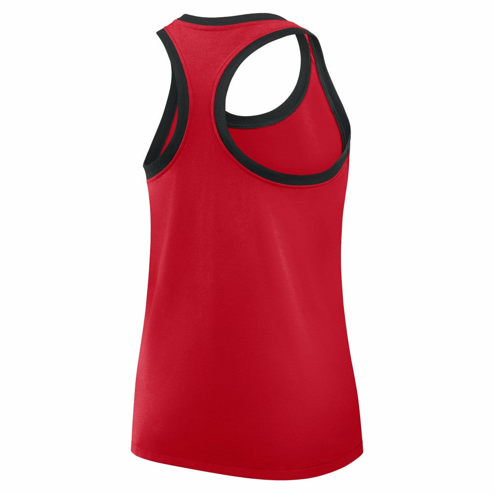 Cincinnati Reds Women's Tri-Blend Dri-FIT Racerback Tank Top Red