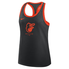 Baltimore Orioles Women's Tri-Blend Dri-FIT Racerback Tank Top Black