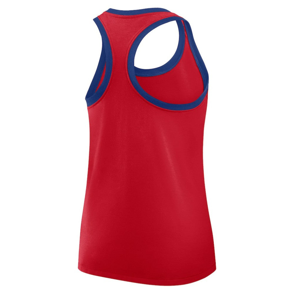 Texas Rangers Women's Tri-Blend Dri-FIT Racerback Tank Top Red