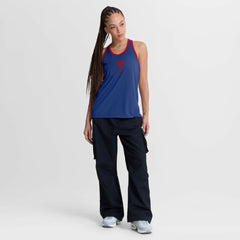 Philadelphia Phillies Women's Tri-Blend Dri-FIT Racerback Tank Top Royal