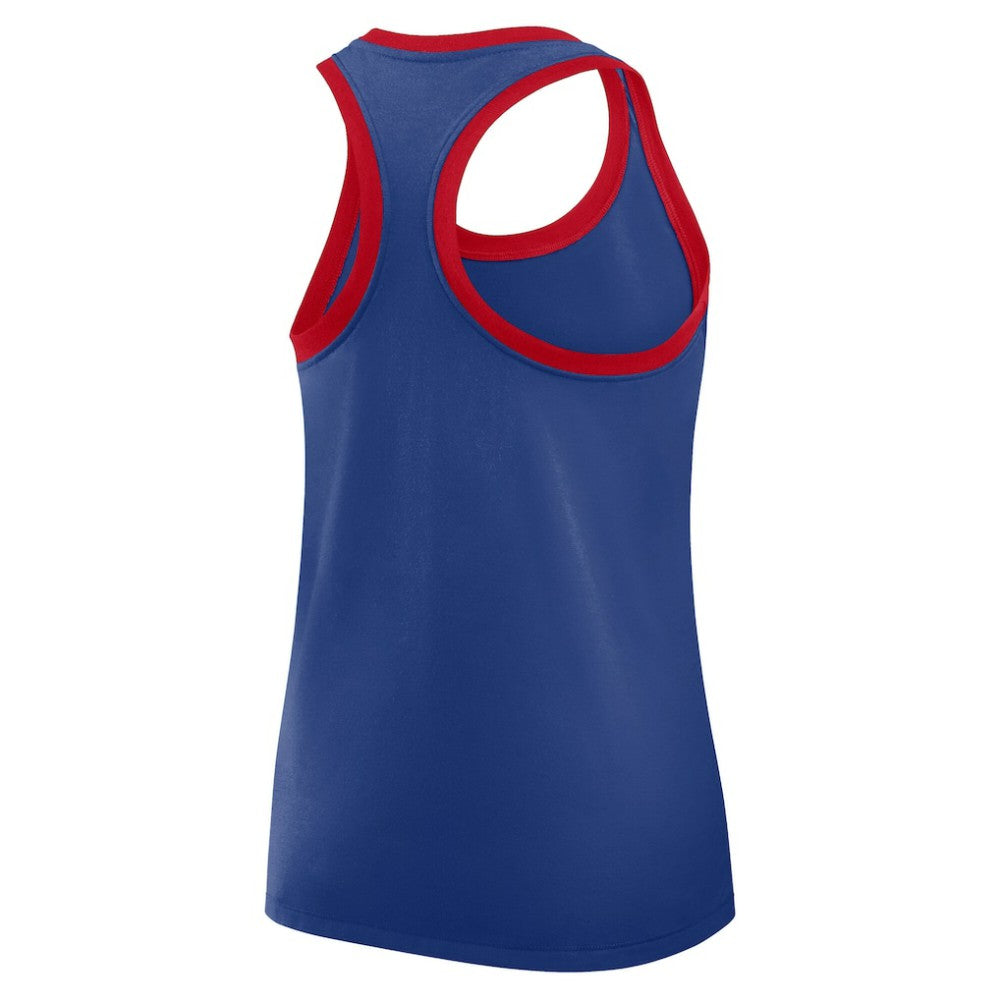 Philadelphia Phillies Women's Tri-Blend Dri-FIT Racerback Tank Top Royal