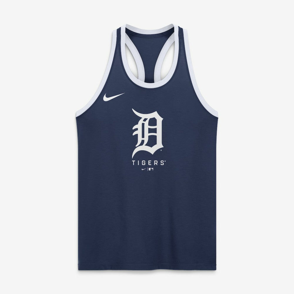 Detroit Tigers Women's Tri-Blend Dri-FIT Racerback Tank Top Navy