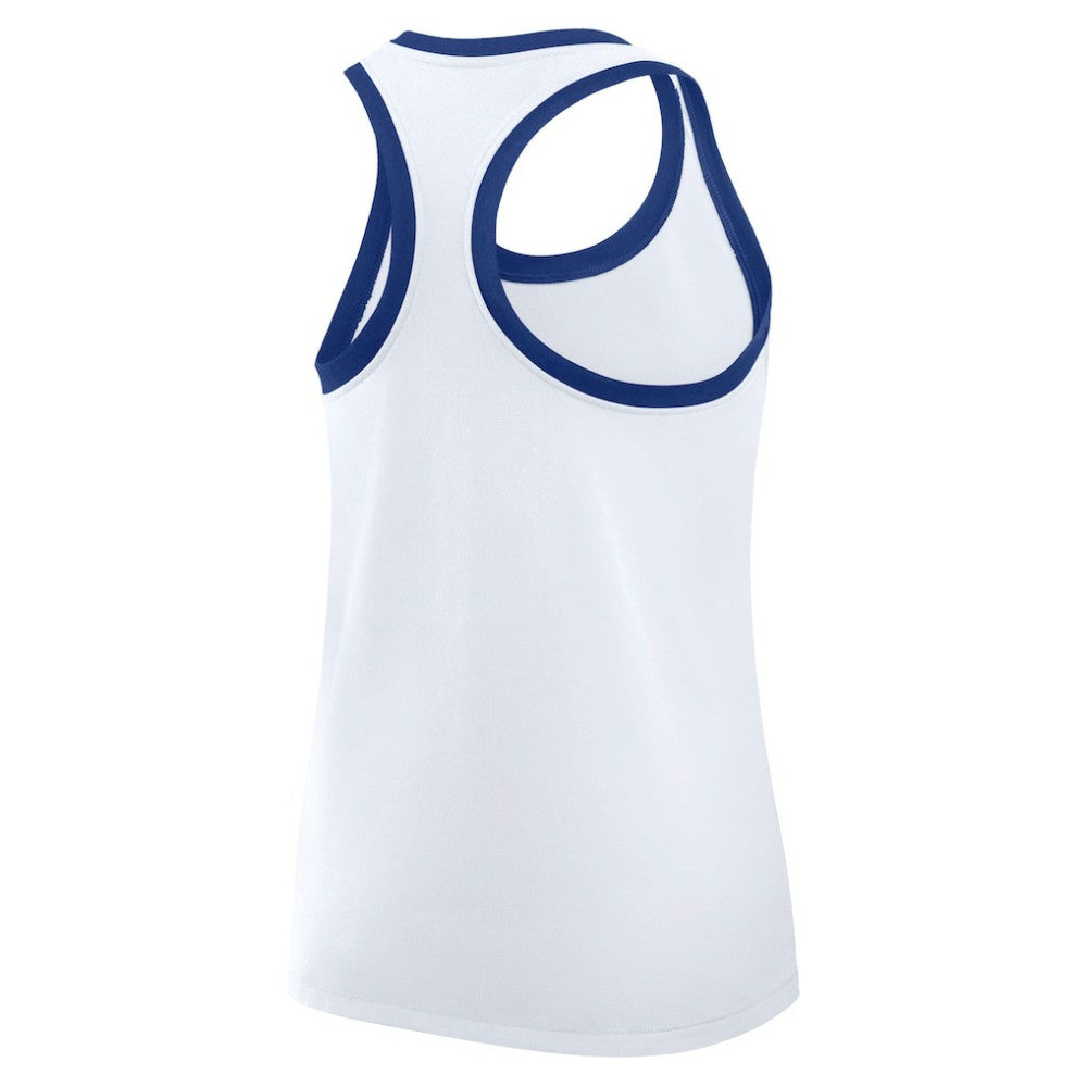 Los Angeles Dodgers Women's Tri-Blend Dri-FIT Racerback Tank Top White