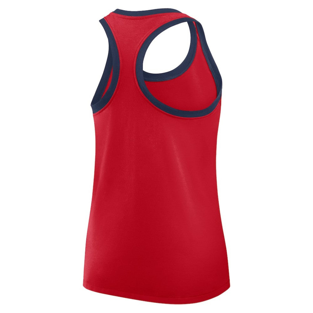 Atlanta Braves Women's Tri-Blend Dri-FIT Racerback Tank Top Red