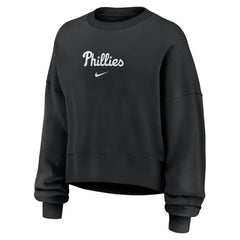 Philadelphia Phillies Women's Oversized Primetime Sweatshirt Black