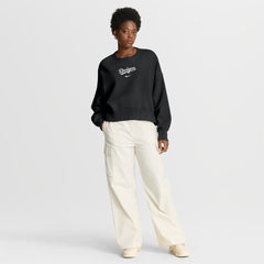 Los Angeles Dodgers Women's Oversized Primetime Sweatshirt Black