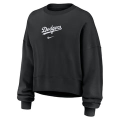 Los Angeles Dodgers Women's Oversized Primetime Sweatshirt Black