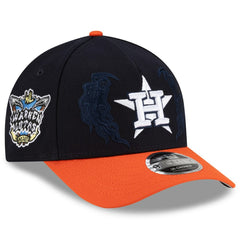 Houston Astros x Warren Lotas 9FORTY A-Frame M-Crown Adjustable Hat Navy/Orange