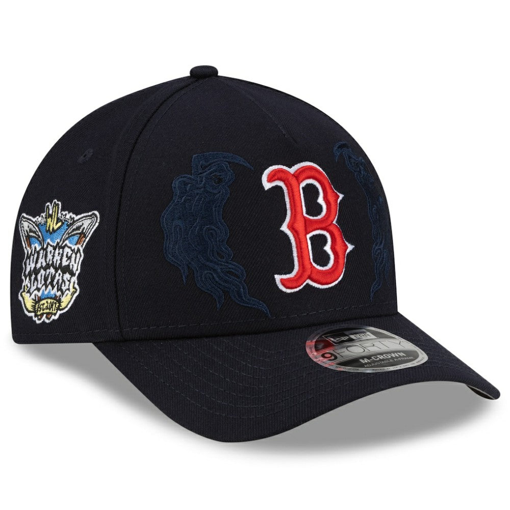 Boston Red Sox x Warren Lotas 9FORTY A-Frame M-Crown Adjustable Hat Navy