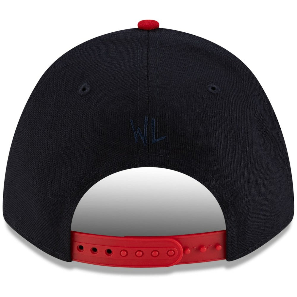 Atlanta Braves x Warren Lotas 9FORTY A-Frame M-Crown Adjustable Hat Navy/Red