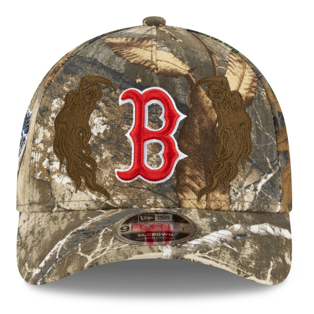 Boston Red Sox x Warren Lotas Realtree 9FORTY A-Frame M-Crown Adjustable Hat Camo