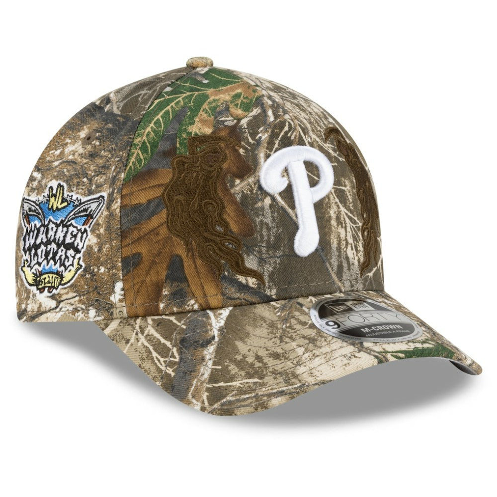 Philadelphia Phillies x Warren Lotas Realtree 9FORTY A-Frame M-Crown Adjustable Hat Camo