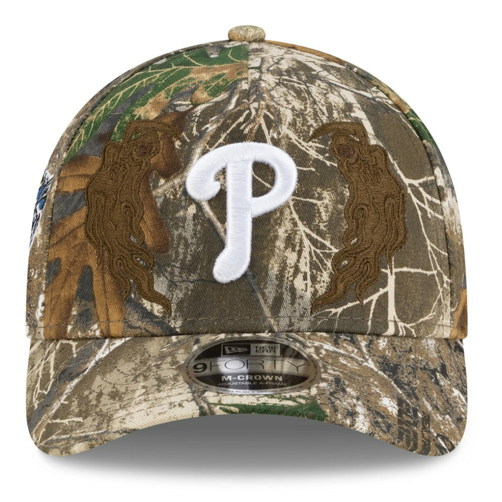 Philadelphia Phillies x Warren Lotas Realtree 9FORTY A-Frame M-Crown Adjustable Hat Camo