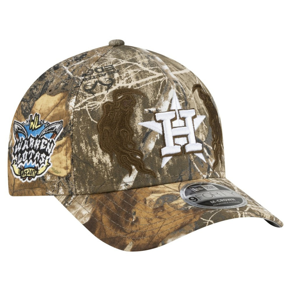 Houston Astros x Warren Lotas Realtree 9FORTY M-Crown A-Frame Adjustable Hat Camo