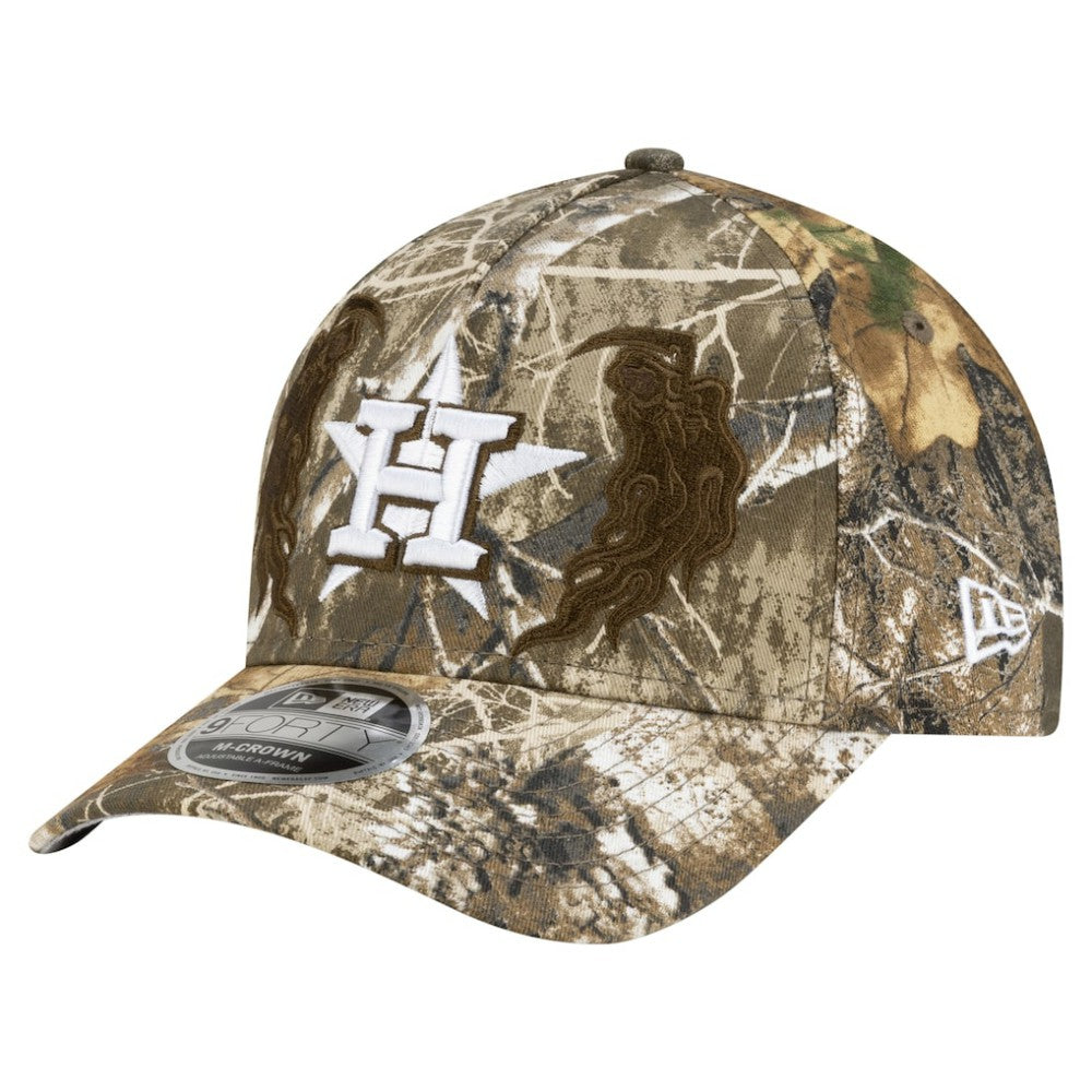 Houston Astros x Warren Lotas Realtree 9FORTY M-Crown A-Frame Adjustable Hat Camo