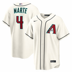 Ketel Marte Arizona Diamondbacks Home Replica Jersey Cream