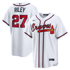 Austin Riley Atlanta Braves Home Replica Jersey White