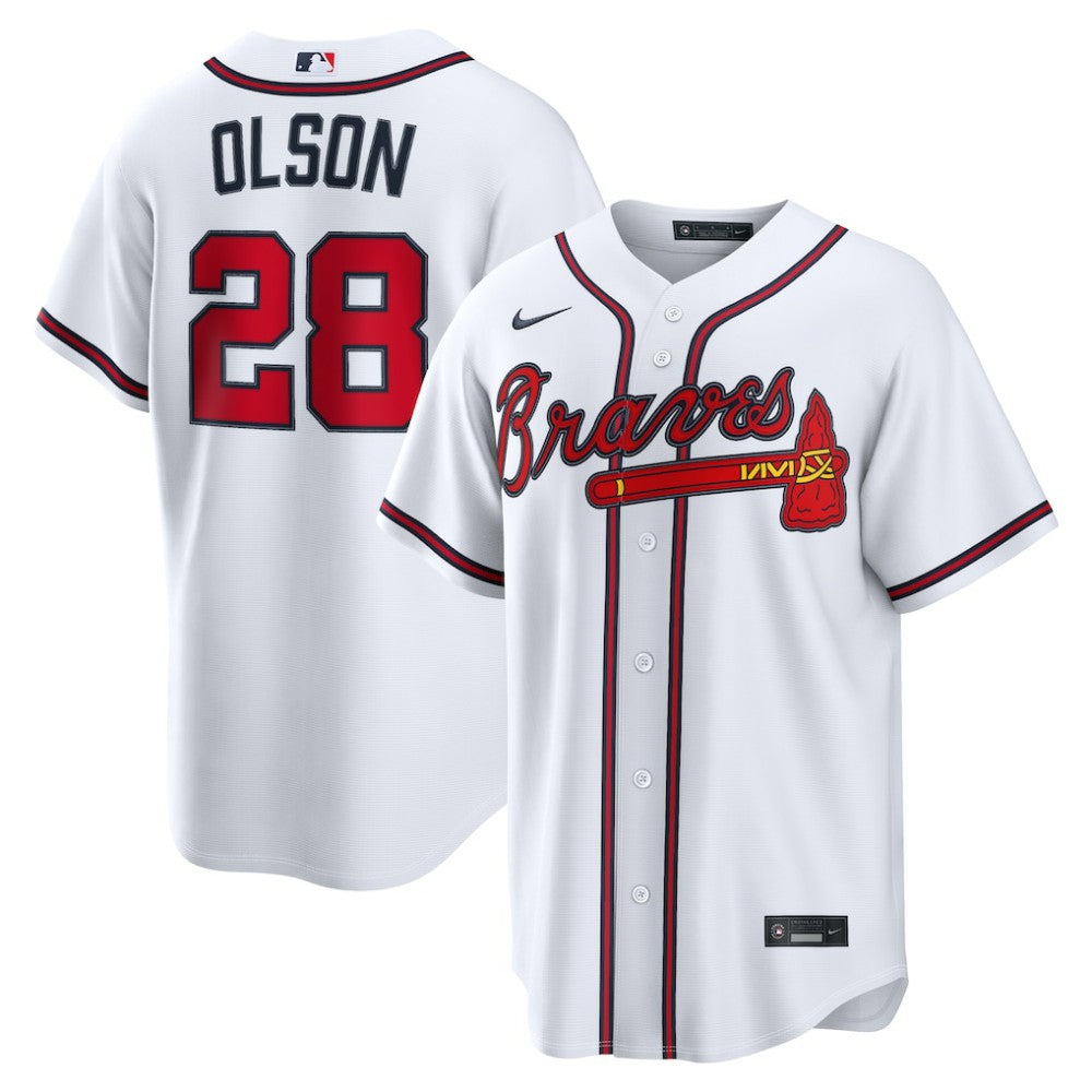 Matt Olson Atlanta Braves Home Replica Jersey White