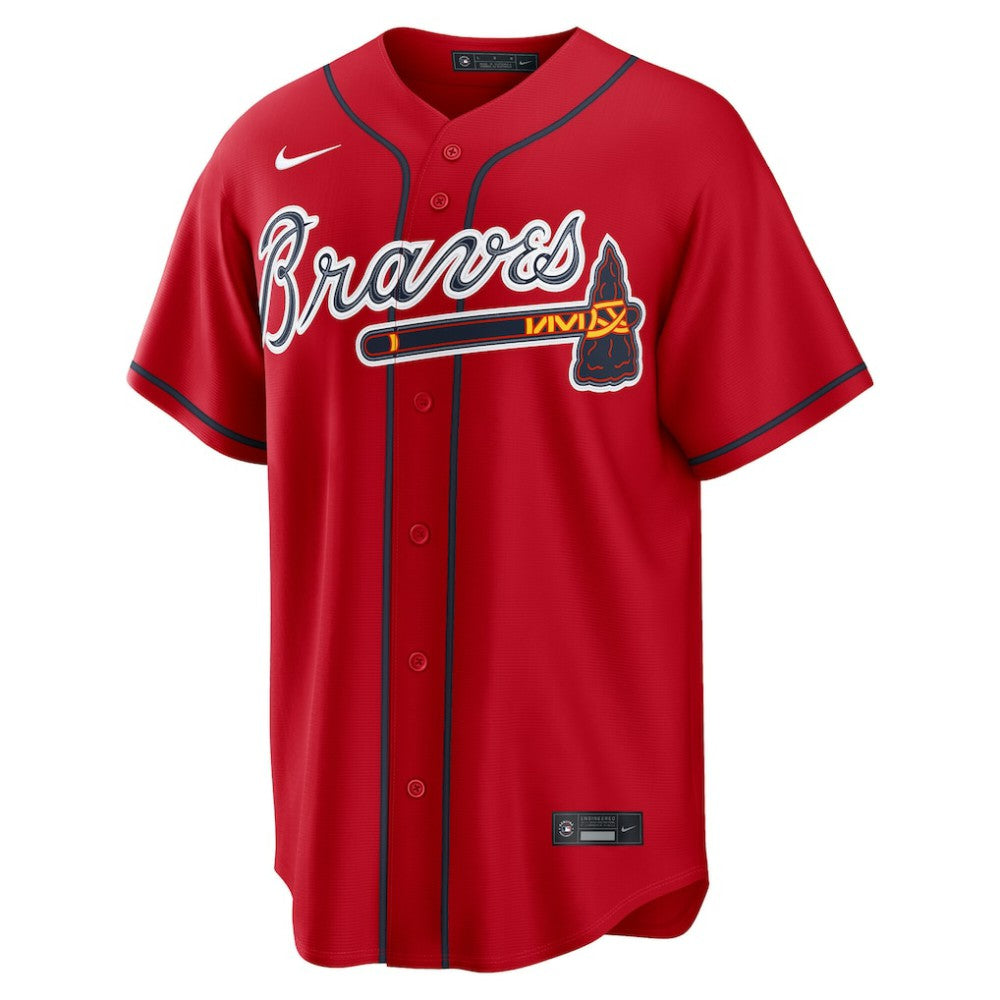 Austin Riley Atlanta Braves Alternate 2 Replica Jersey Red