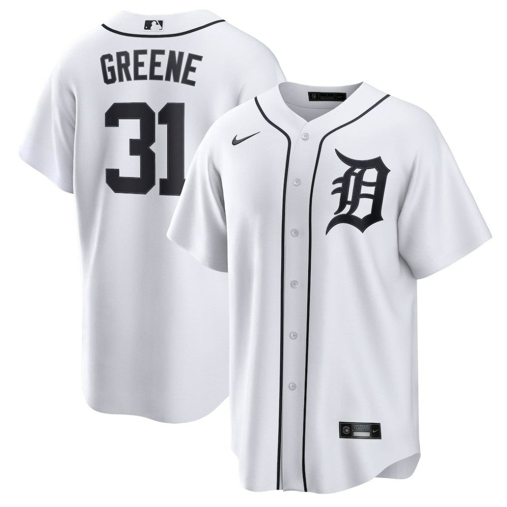 Riley Greene Detroit Tigers Home Replica Jersey White