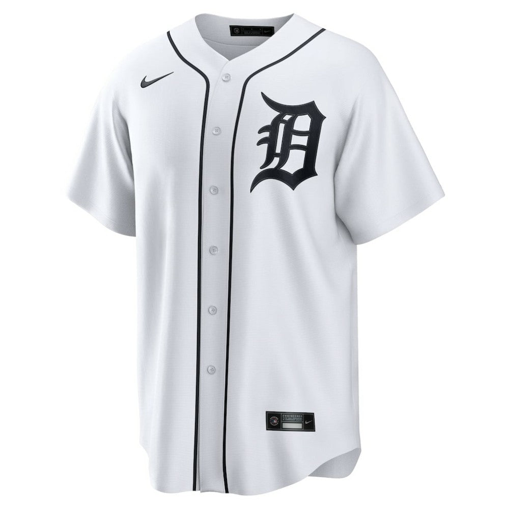 Riley Greene Detroit Tigers Home Replica Jersey White