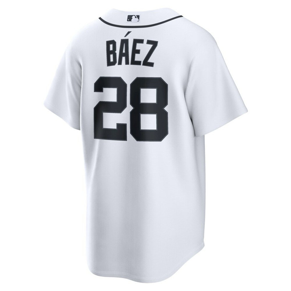 Javier Báez Detroit Tigers Home Replica Jersey White