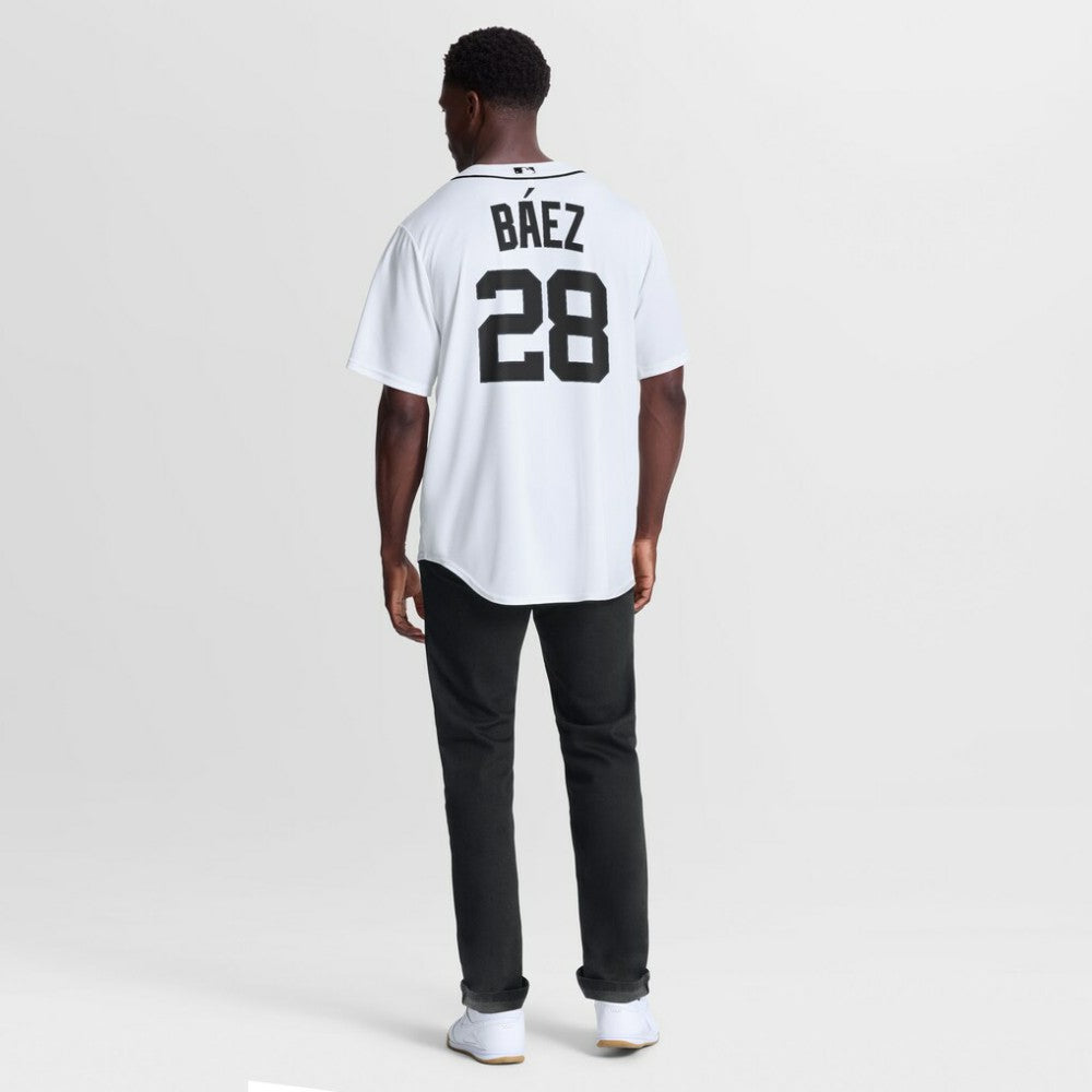 Javier Báez Detroit Tigers Home Replica Jersey White