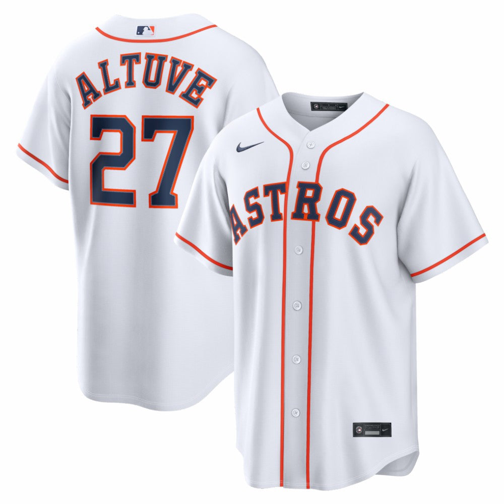 Jose Altuve Houston Astros Home Replica Jersey White