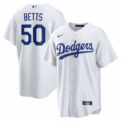 Mookie Betts Los Angeles Dodgers Home Replica Jersey White