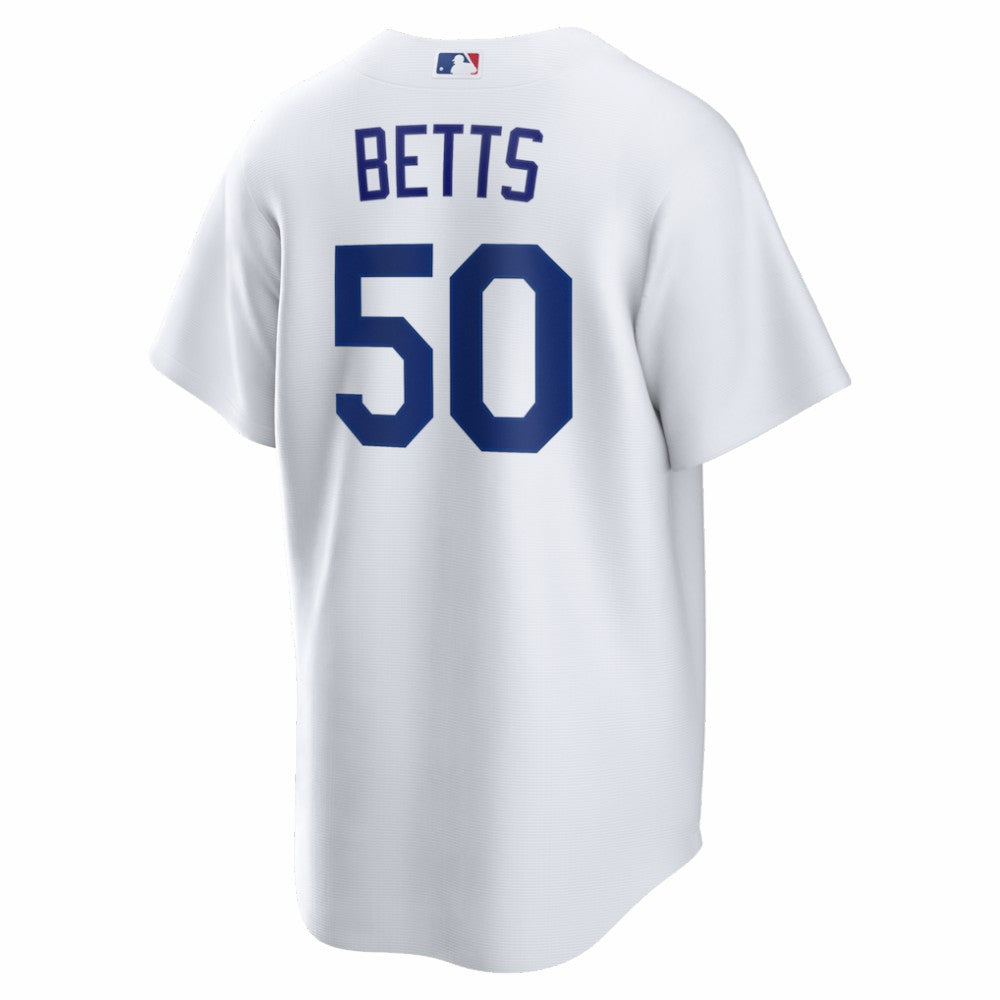 Mookie Betts Los Angeles Dodgers Home Replica Jersey White